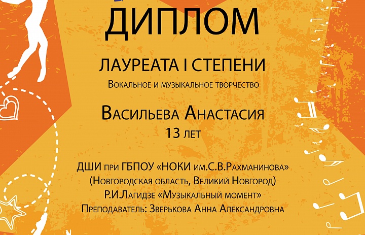 В апреле 2020 г. учащиеся музыкального отделения Детской школы искусств