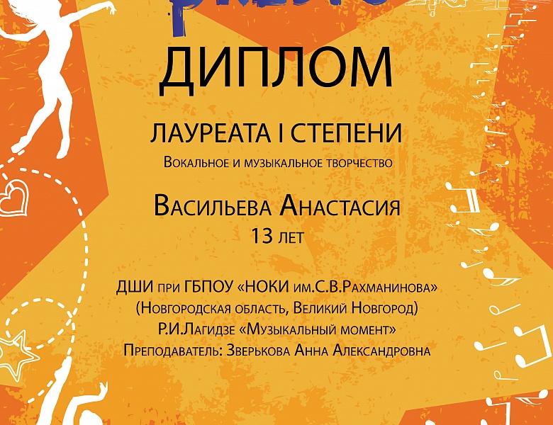 В апреле 2020 г. учащиеся музыкального отделения Детской школы искусств