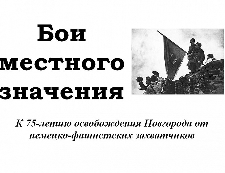 Выставка «Бои местного значения»