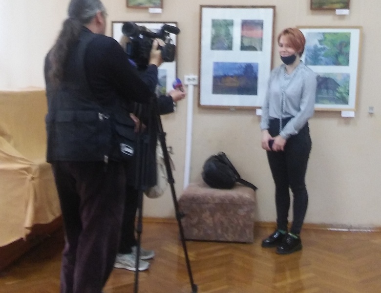 5 октября в стенах колледжа искусств открылась выставка "Воздушное пространство"